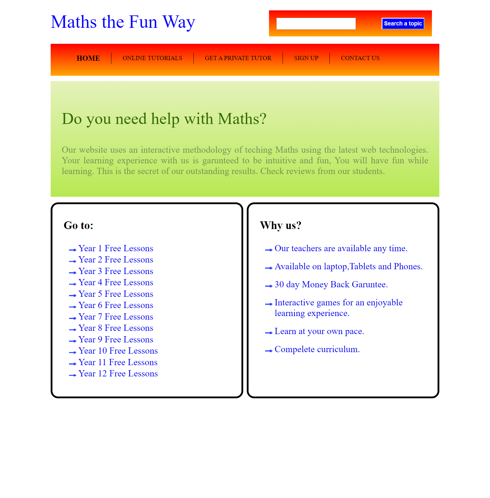 GitHub - Prateek-ps/Maths-Tutor-Website · GitHub