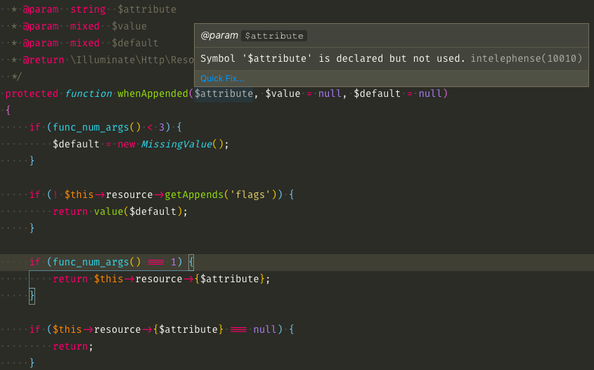 Parameter marked as not used when use as property/method name · Issue ...