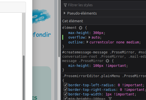 No scroll if in modal box · Issue #171 · humhub/mail · GitHub