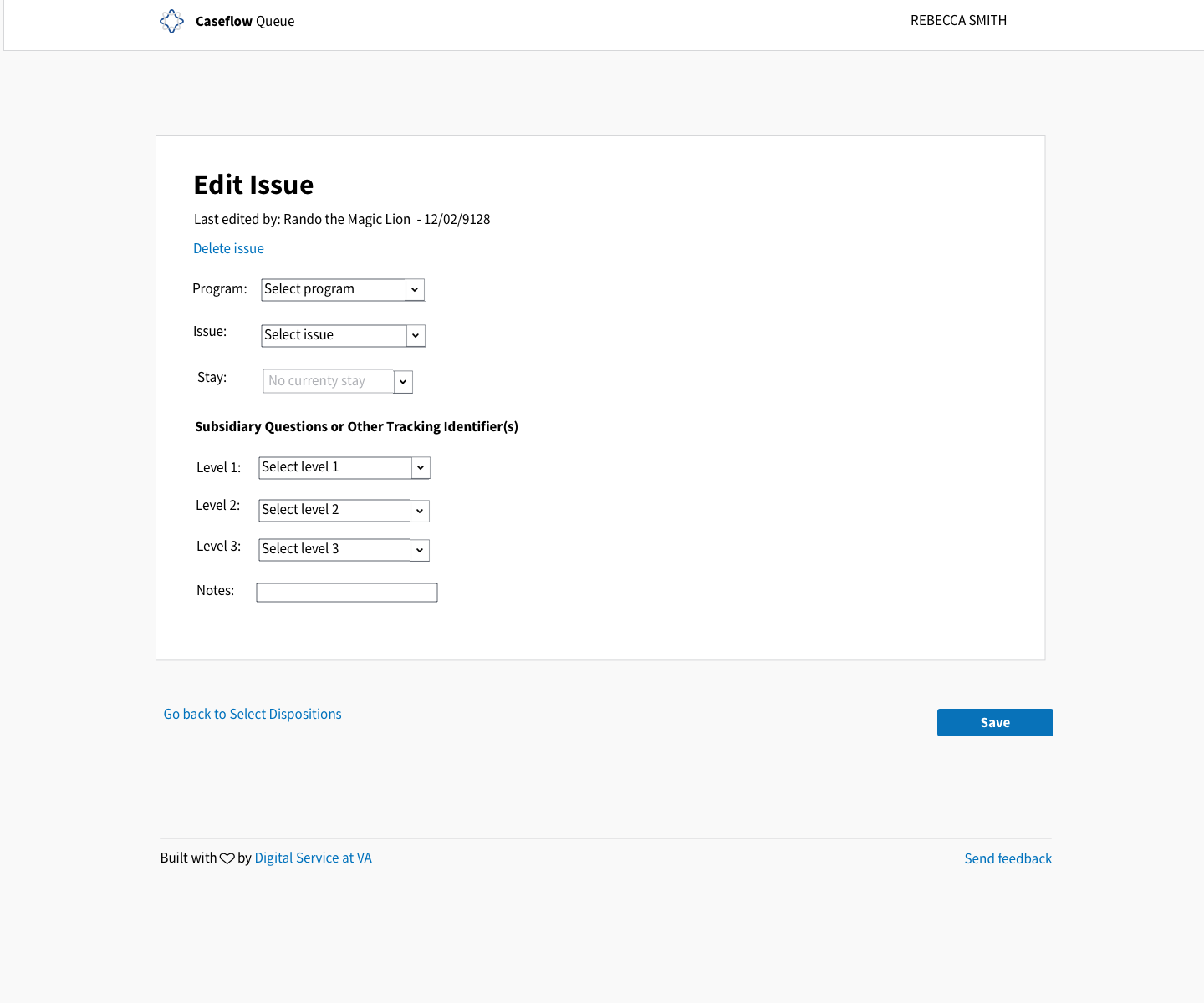 edit issue screen 2