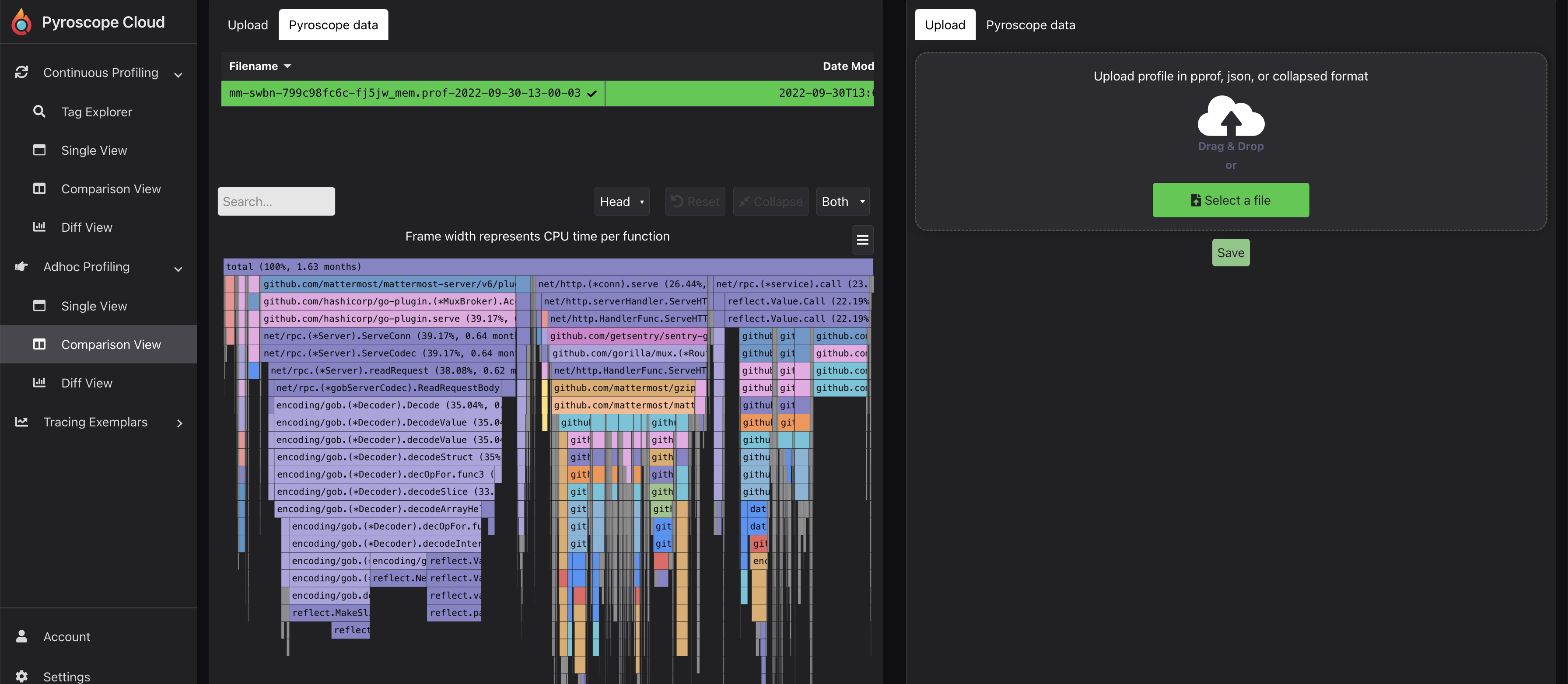 Make adhoc table fit widith issue 1581 grafana pyroscope github