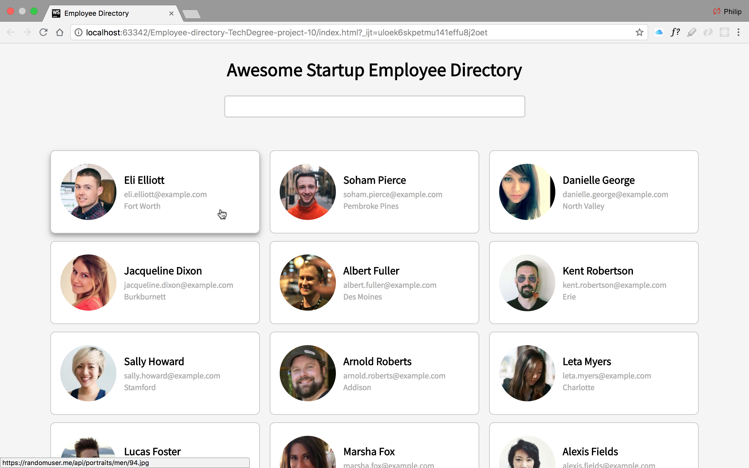 GitHub - kroupoderp/Employee-directory