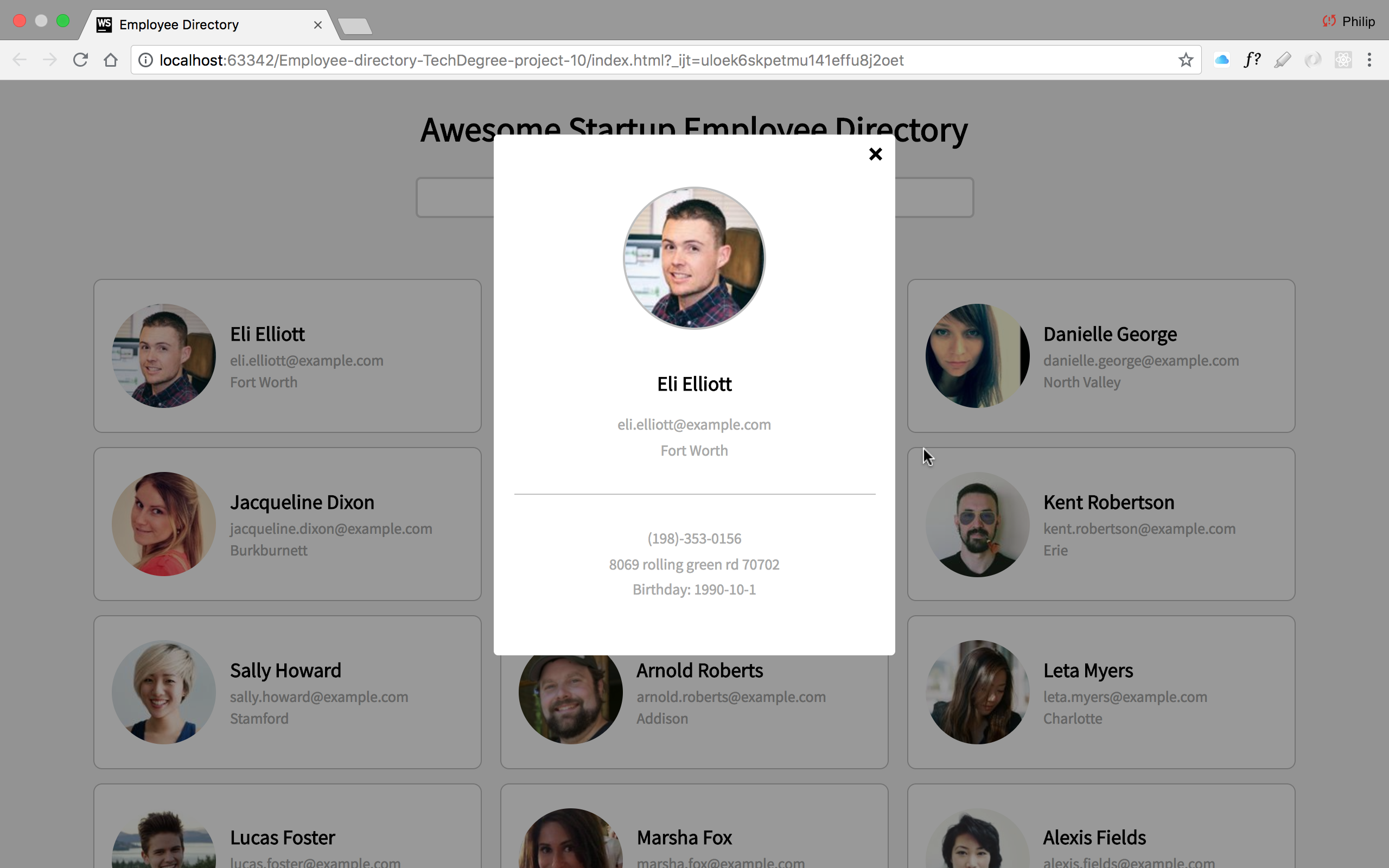 GitHub - kroupoderp/Employee-directory