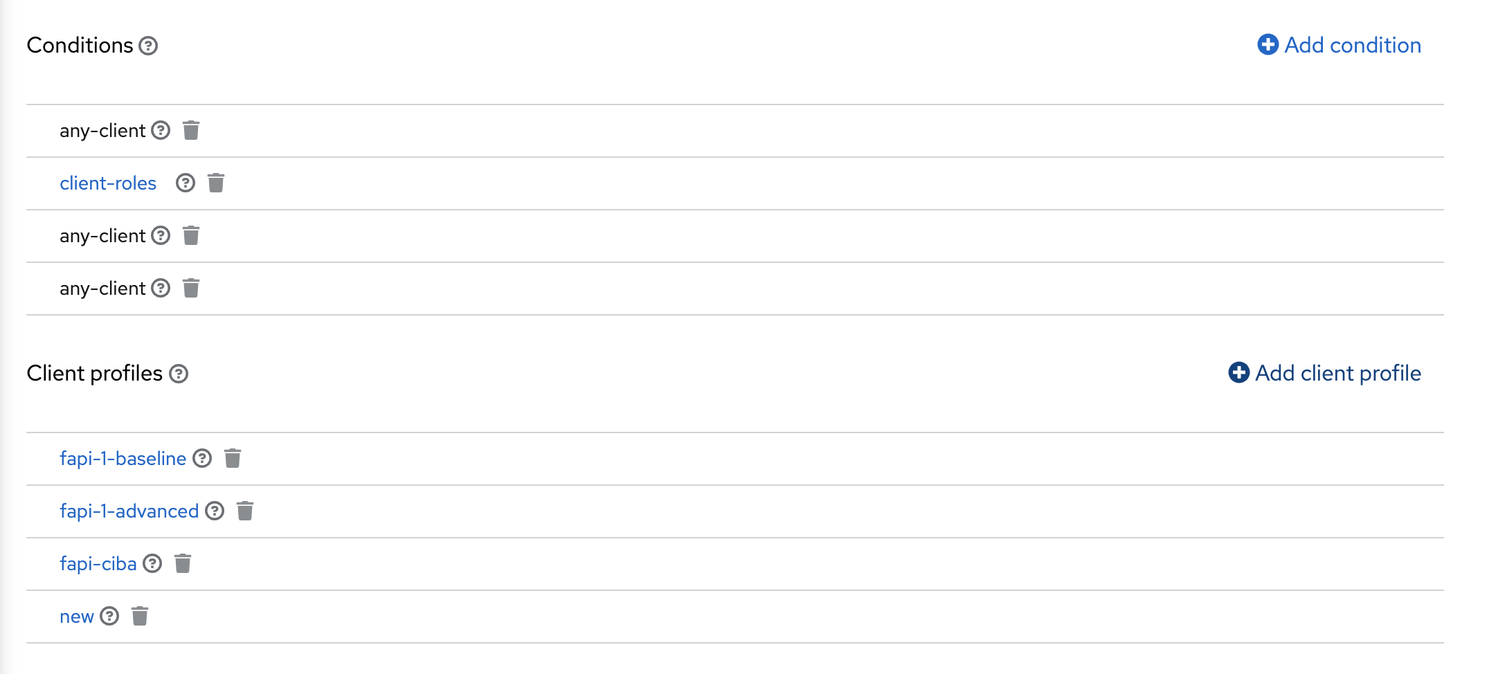 [UX Review] Client policies > policy details: the spacings of the ...