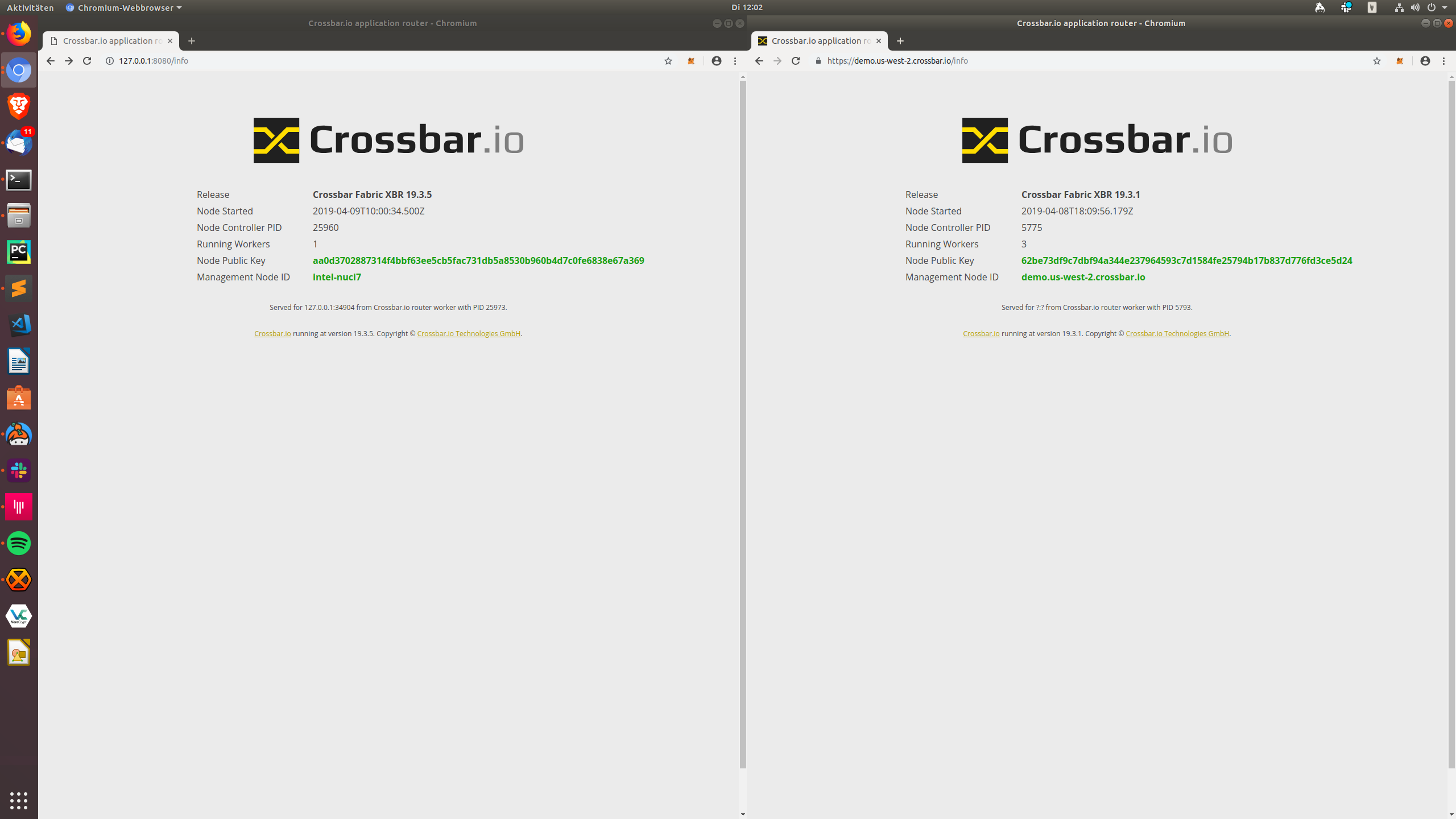 Extended version information on info web resource · Issue 1553