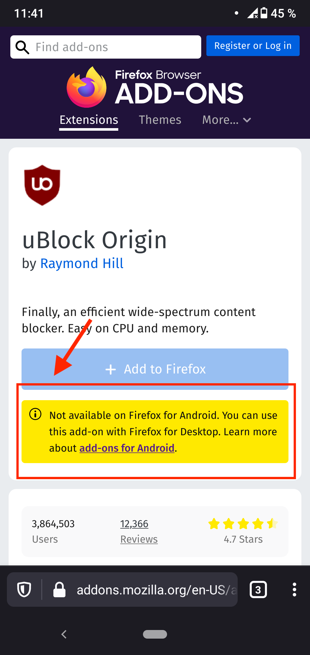 Change link target for Android incompatibility warning · Issue #13801 ...