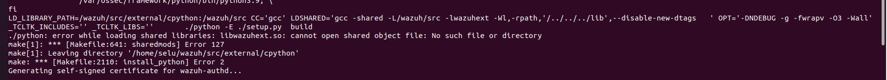 Bug when installing Python from sources during Wazuh installation ...