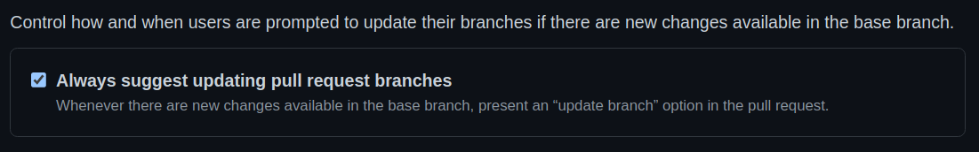 branch-setting