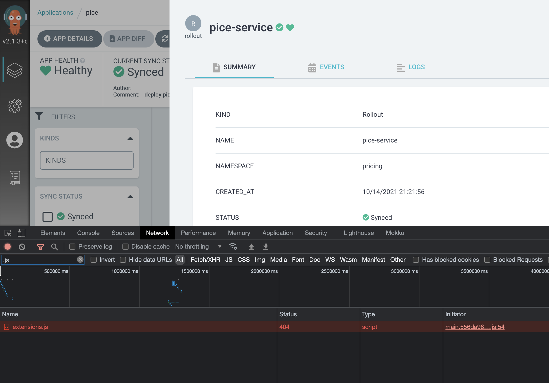 argo-rollouts extension resources returns 404 · Issue #7454 · argoproj ...