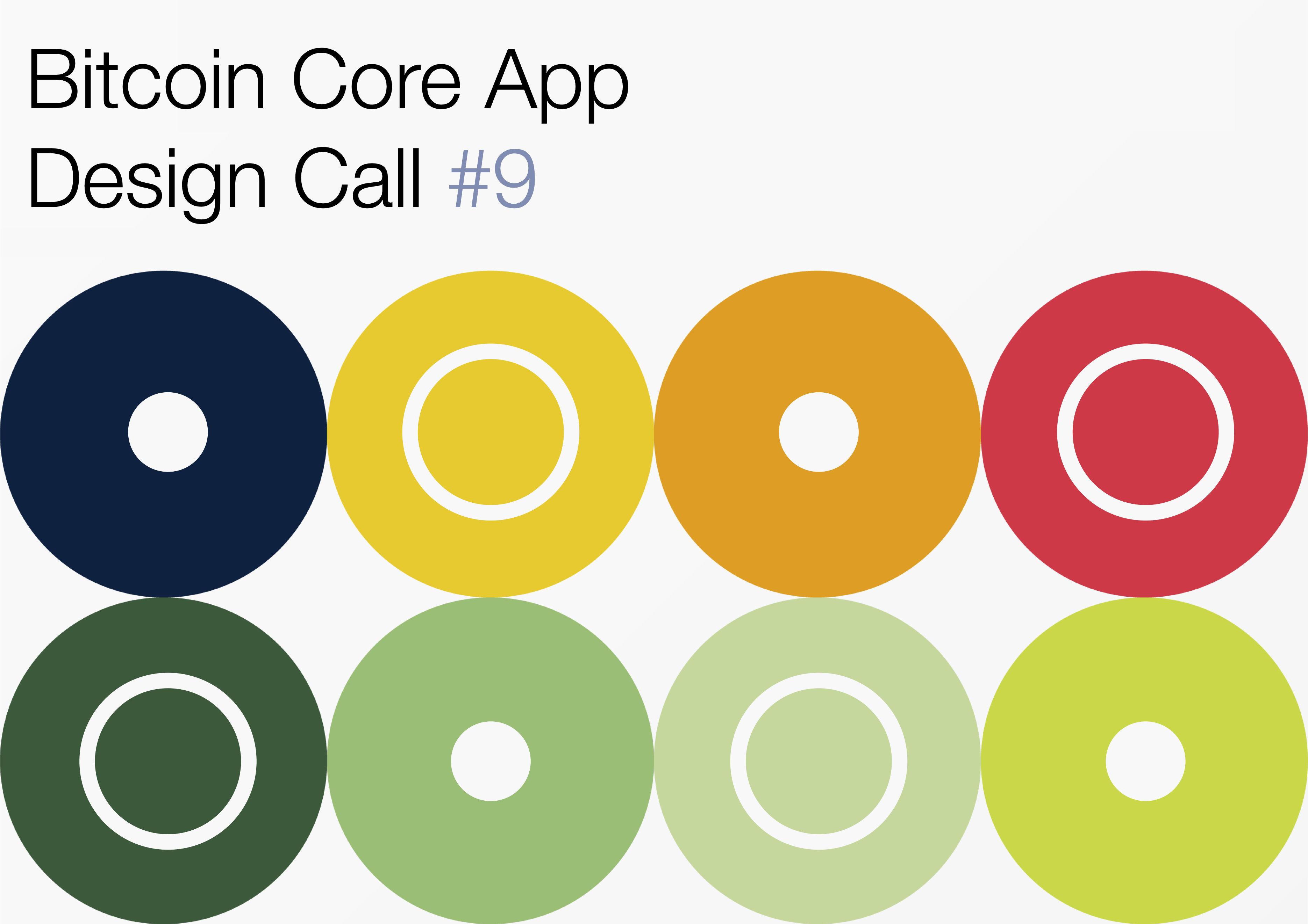 Bitcoin Core App Design Call #9 · Issue #206 · BitcoinDesign/Meta · GitHub