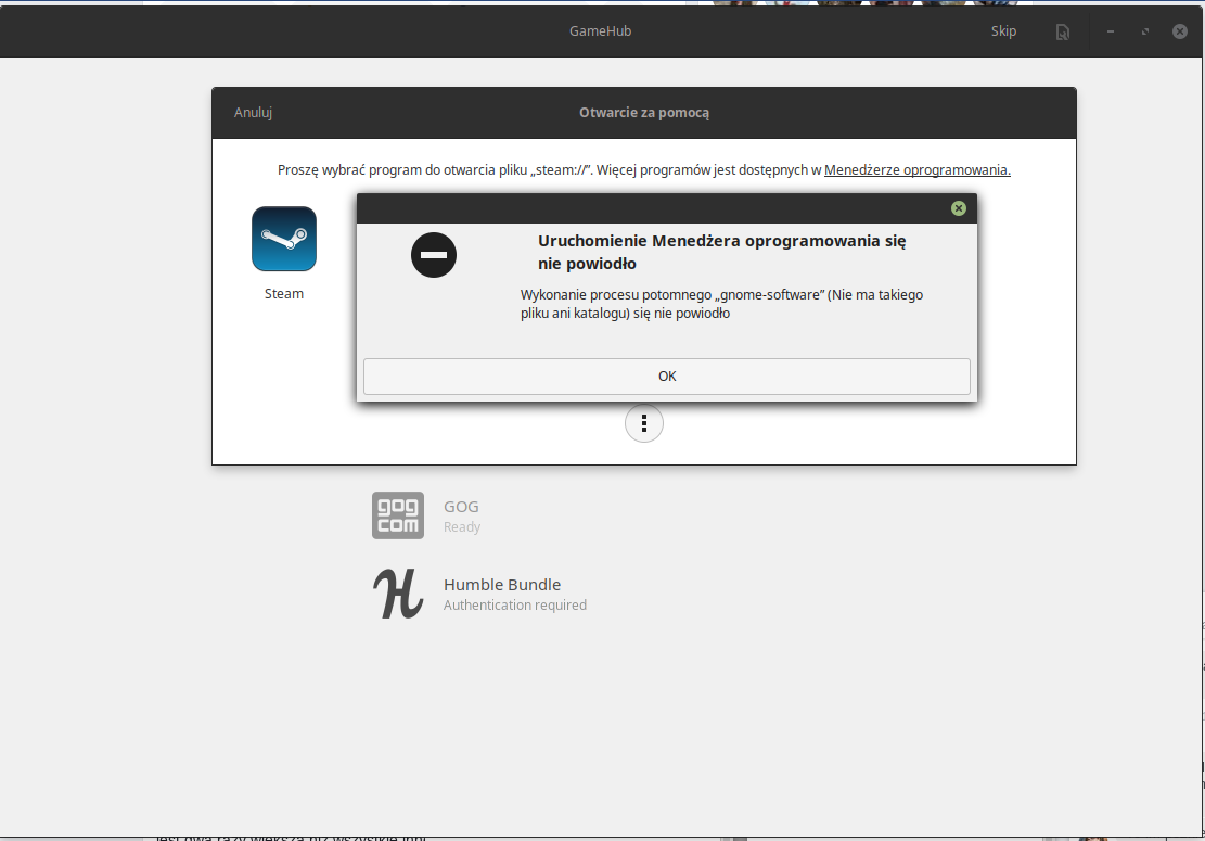 [BUG] Mintinstall can't be run from app chooser from flatpak. · Issue ...
