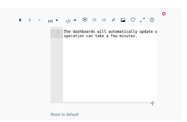 Markdown editor on the admin app · Issue #177 · EHDEN/NetworkDashboards ...