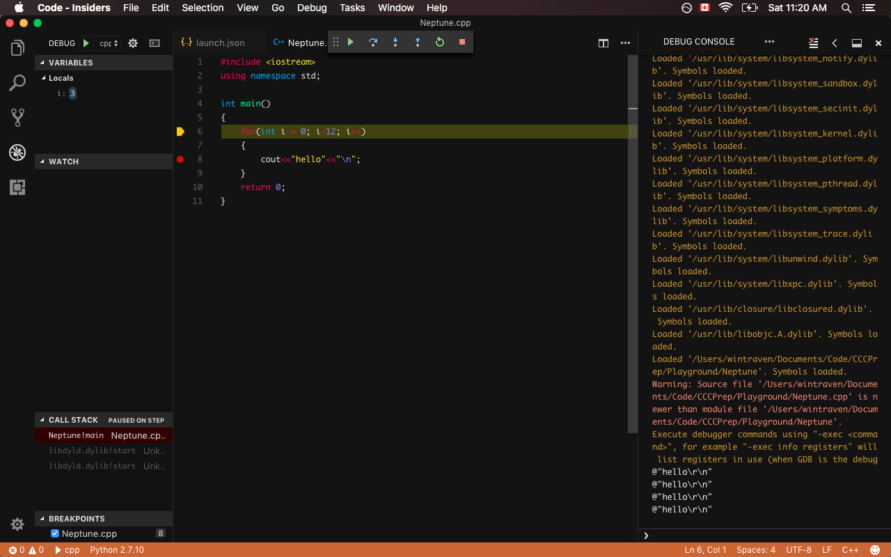consoleSecefication support · Issue #1327 · microsoft/vscode-cpptools ...