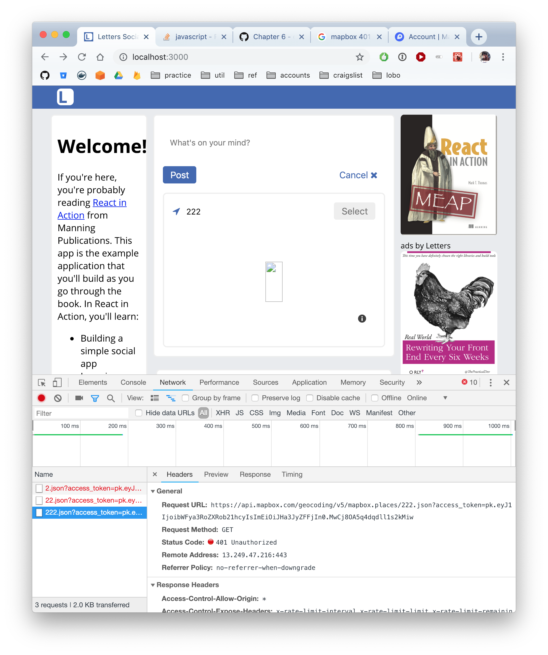 Chapter 6 - can't load map · Issue #571 · react-in-action/letters ...