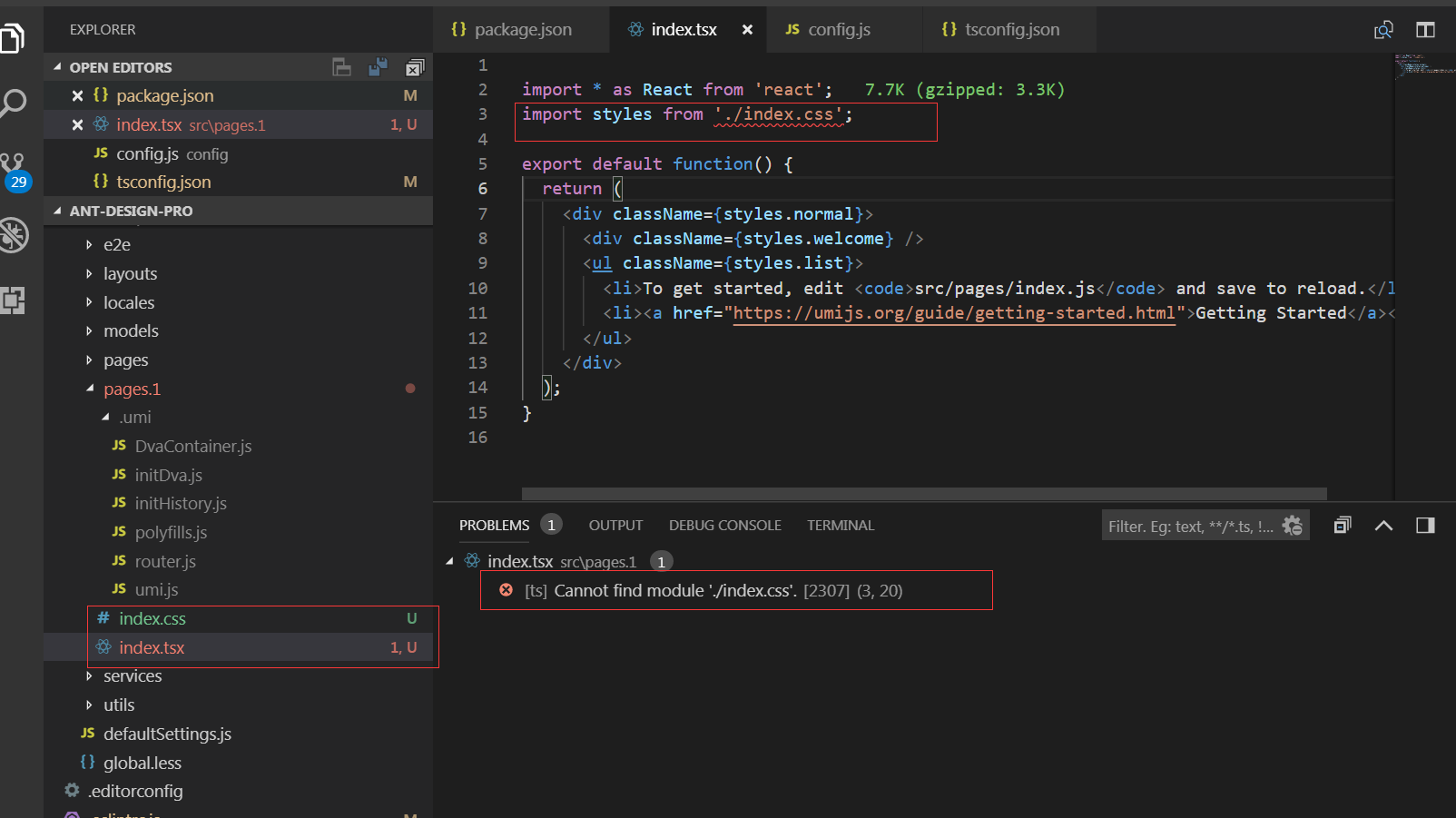 tsx文件不支持css module · Issue #2685 · ant-design/ant-design-pro · GitHub