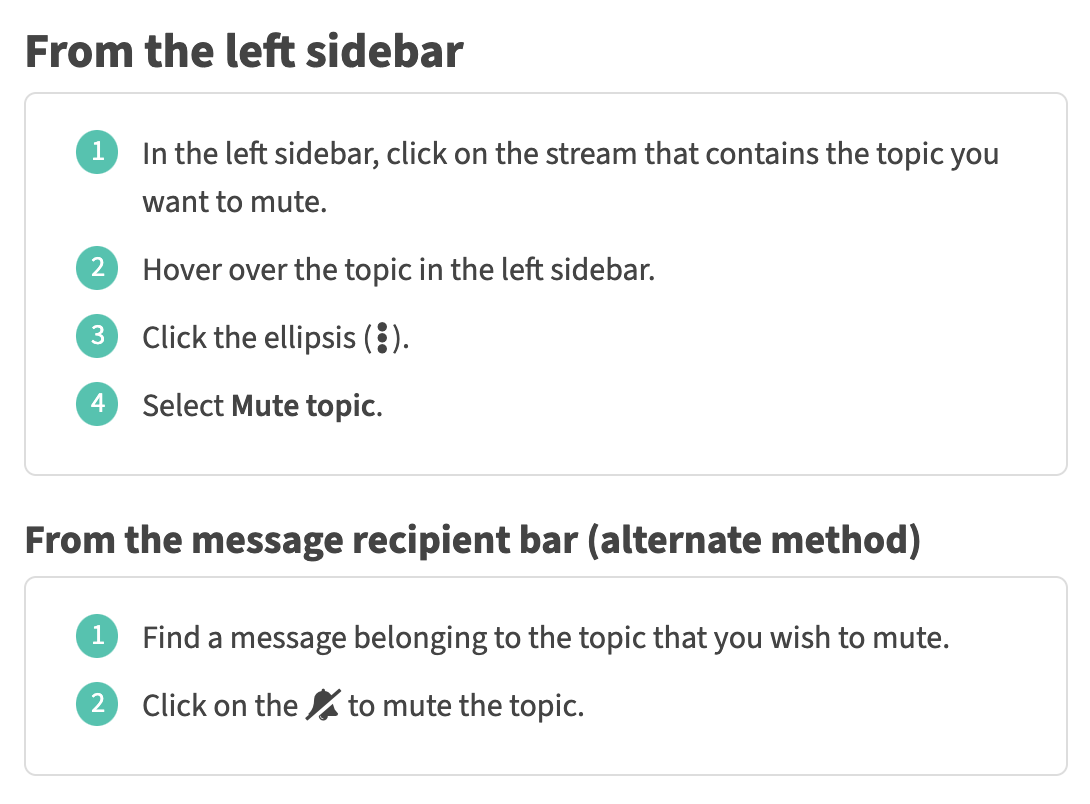 Refactor the instructions for 