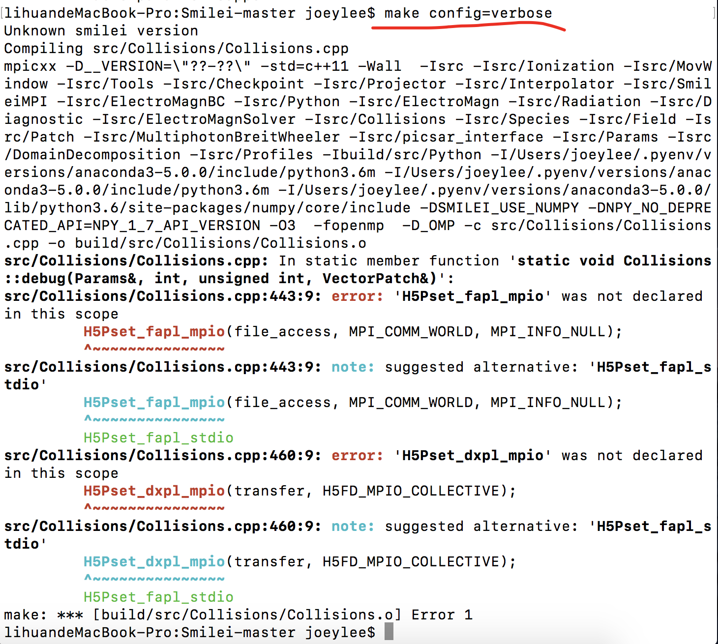problems on compiling the smilei · Issue #47 · SmileiPIC/Smilei · GitHub