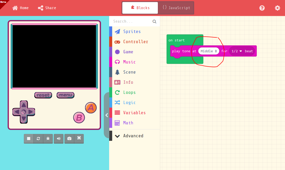 First parameter on block "play tone at" is number · Issue #1459 ...