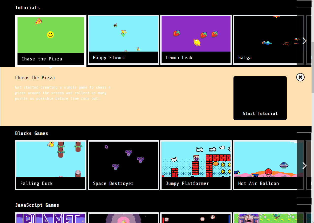 Text "Blocks" shows only when hovering on tutorial banners · Issue ...