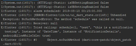 The method 'schedule' was called on null. · Issue #282 · MaikuB/flutter ...