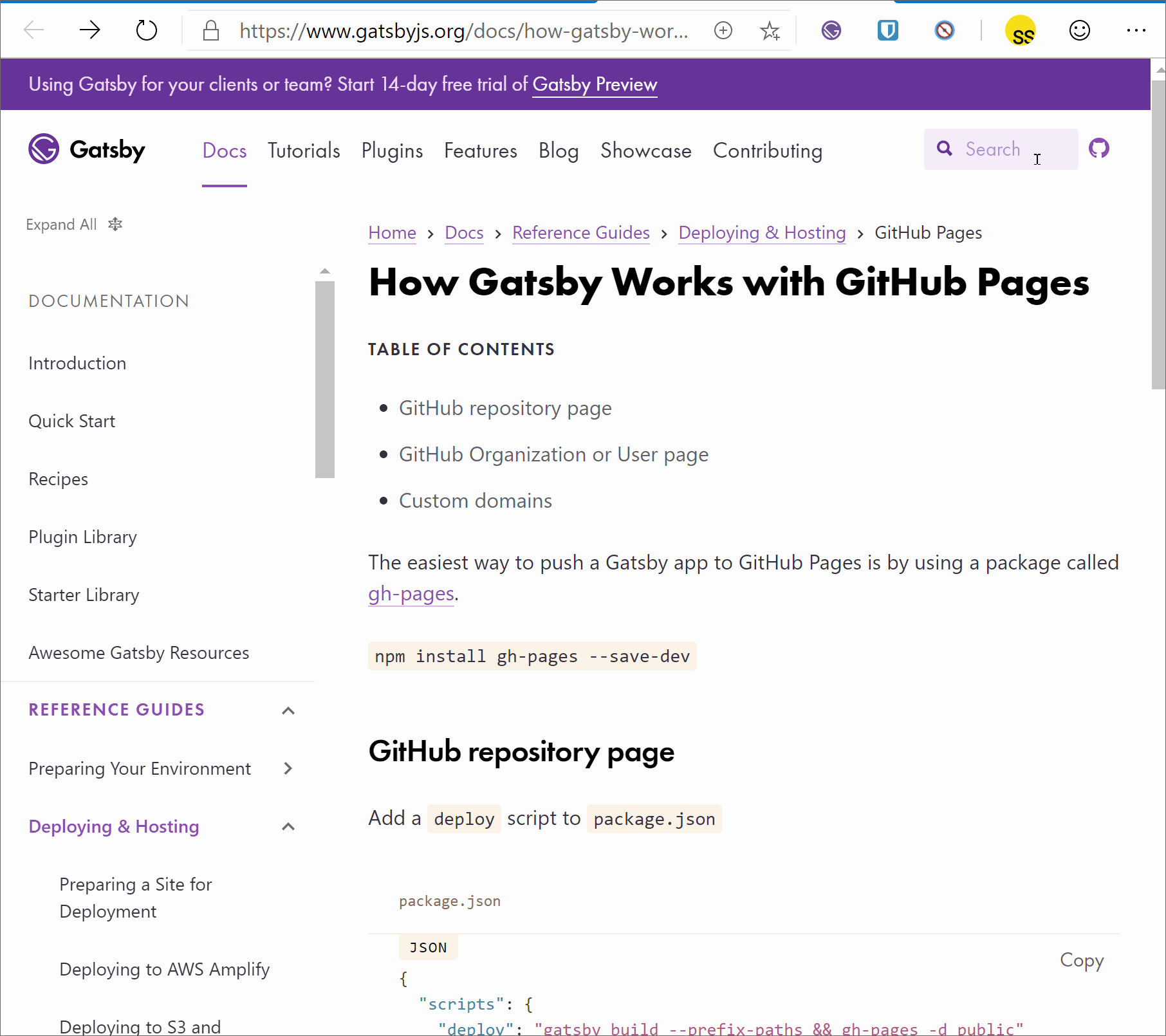Search results page for Gatsby Docs · Issue #16367 · gatsbyjs/gatsby ...