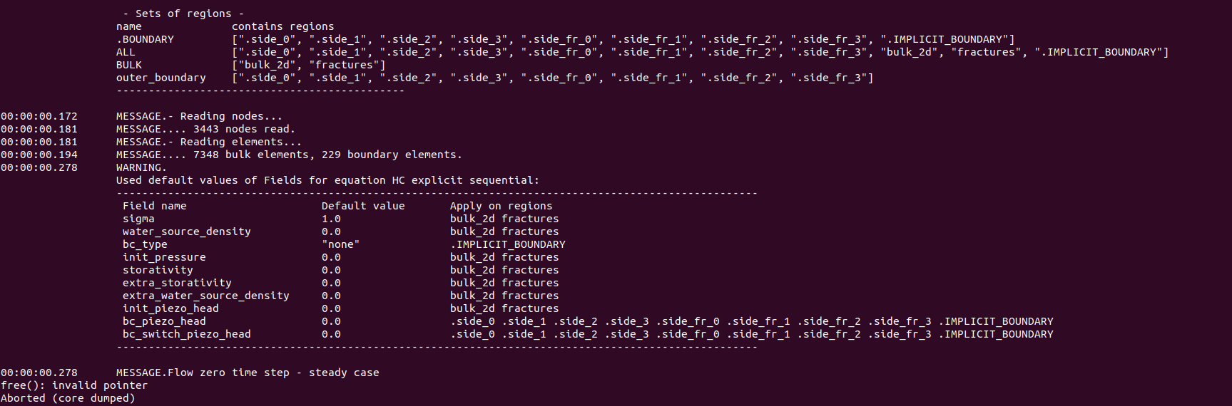 memory handling issues · Issue #1469 · flow123d/flow123d · GitHub