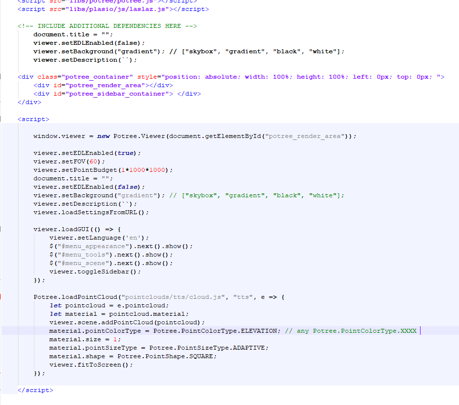 Beginner - Blank Webpage · Issue #643 · potree/potree · GitHub