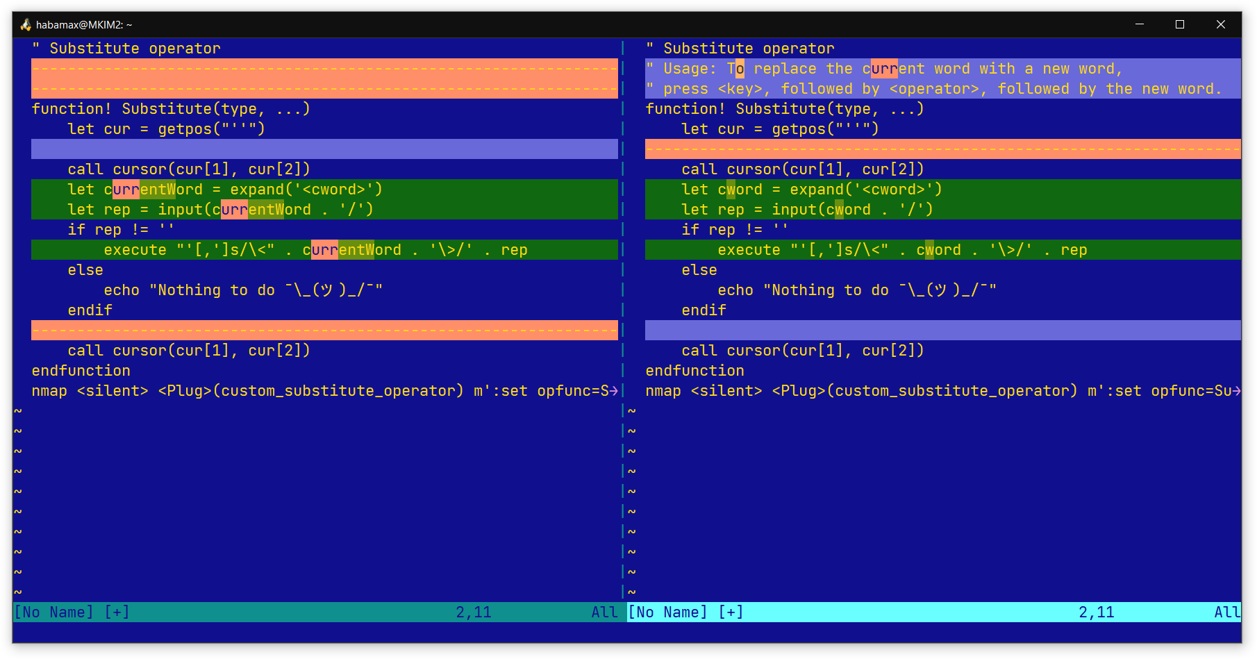Review: diff colors visibility · Issue #112 · vim/colorschemes · GitHub