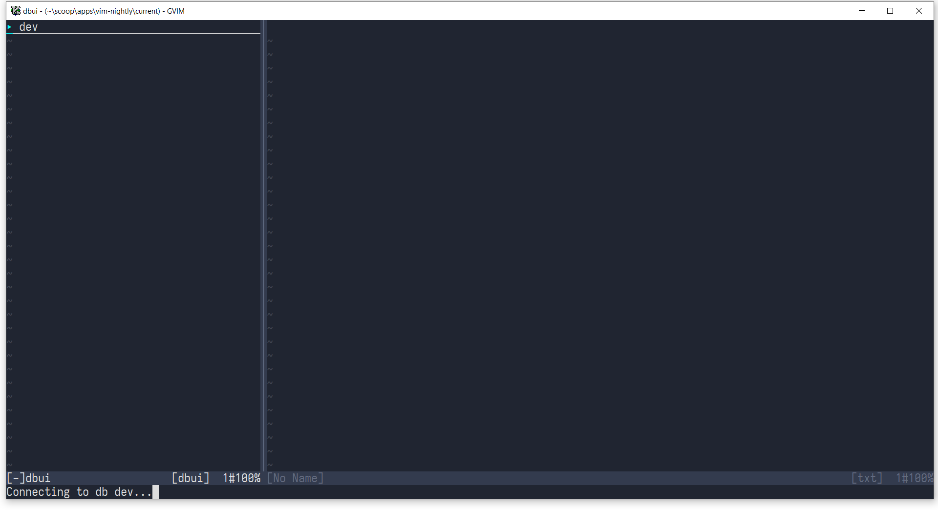 (g)Vim doesn't connect · Issue #3 · kristijanhusak/vim-dadbod-ui · GitHub