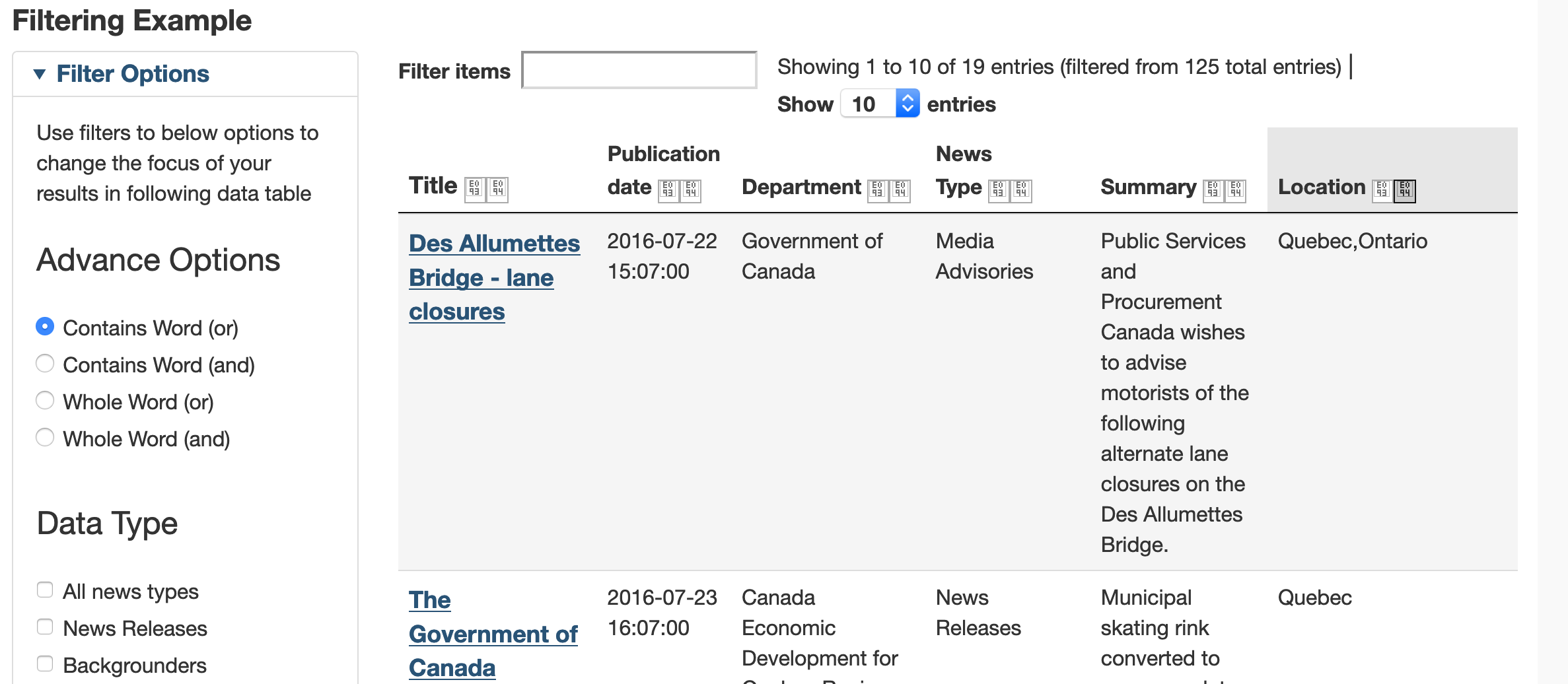 DataTable: Multiple filters for same field (AND) · Issue #8559 · wet ...