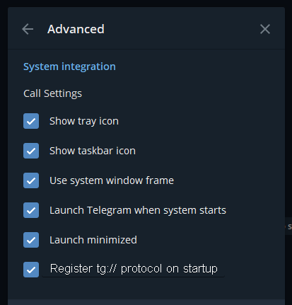[Feature Request] Add an option to disable tg:// protocol · Issue ...