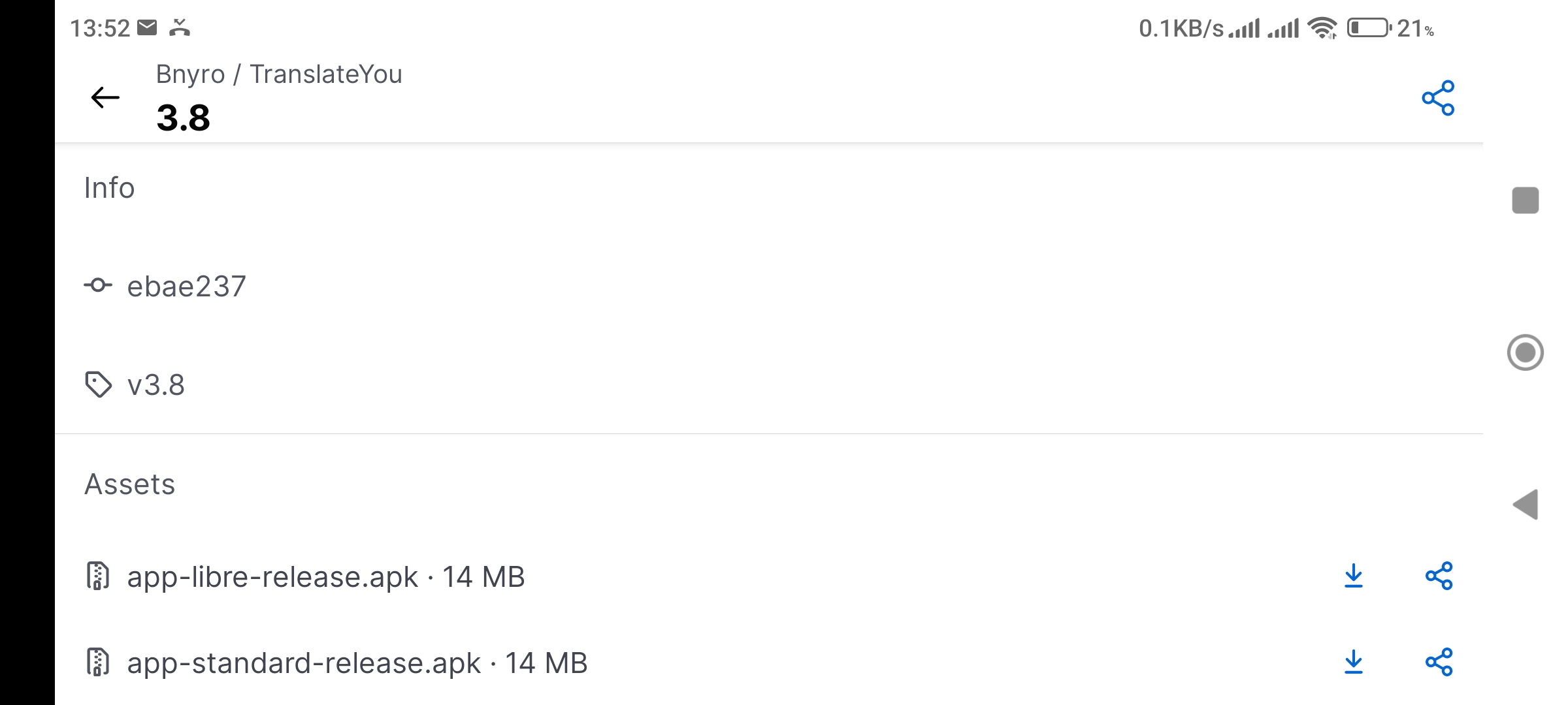 Standard Release · Issue #206 · you-apps/TranslateYou · GitHub