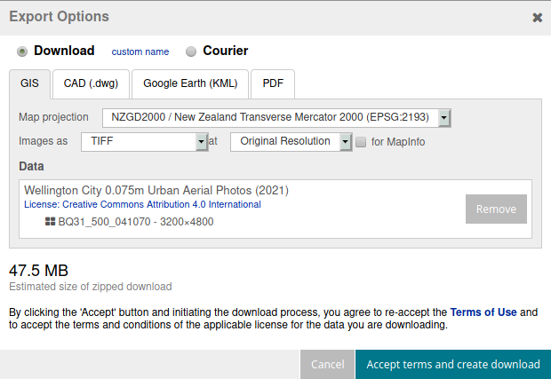 Download settings on LDS