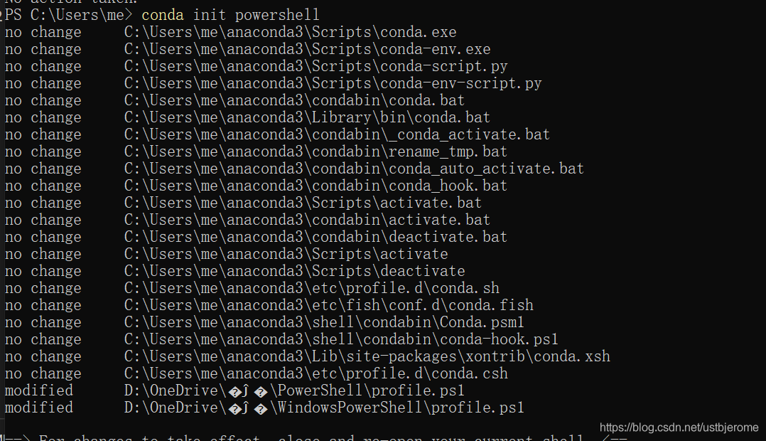 conda init powershell does not handle unicode path when creating ...