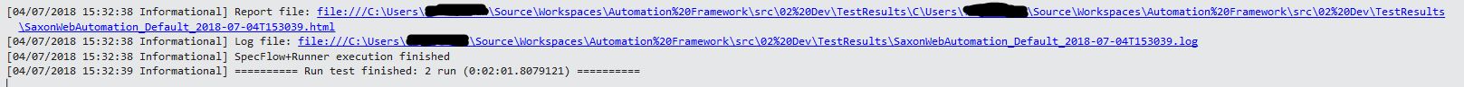 specflow reports