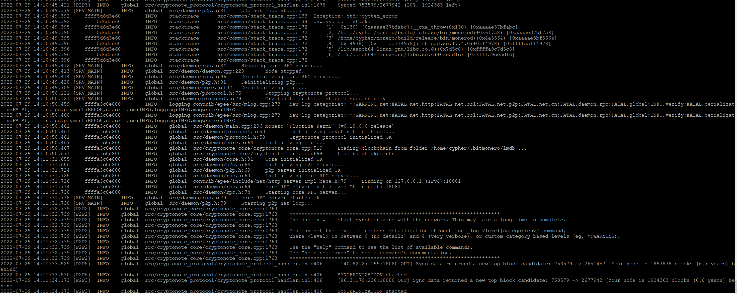 RockPro64 sync struggles · Issue #8473 · monero-project/monero