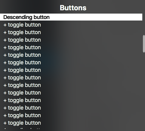 Image showing VoiceOver with a load of repeated button texts