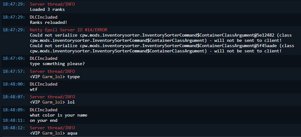 [Bug]: Possible server bug - FTBRanks not assigning name prefix/colors ...