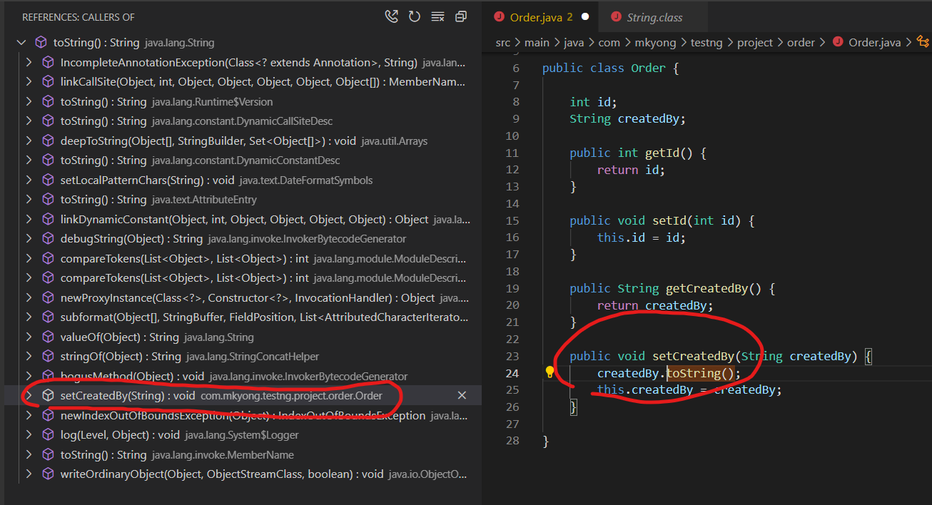 Method call hierarchy from the .class file · Issue #923 · microsoft ...