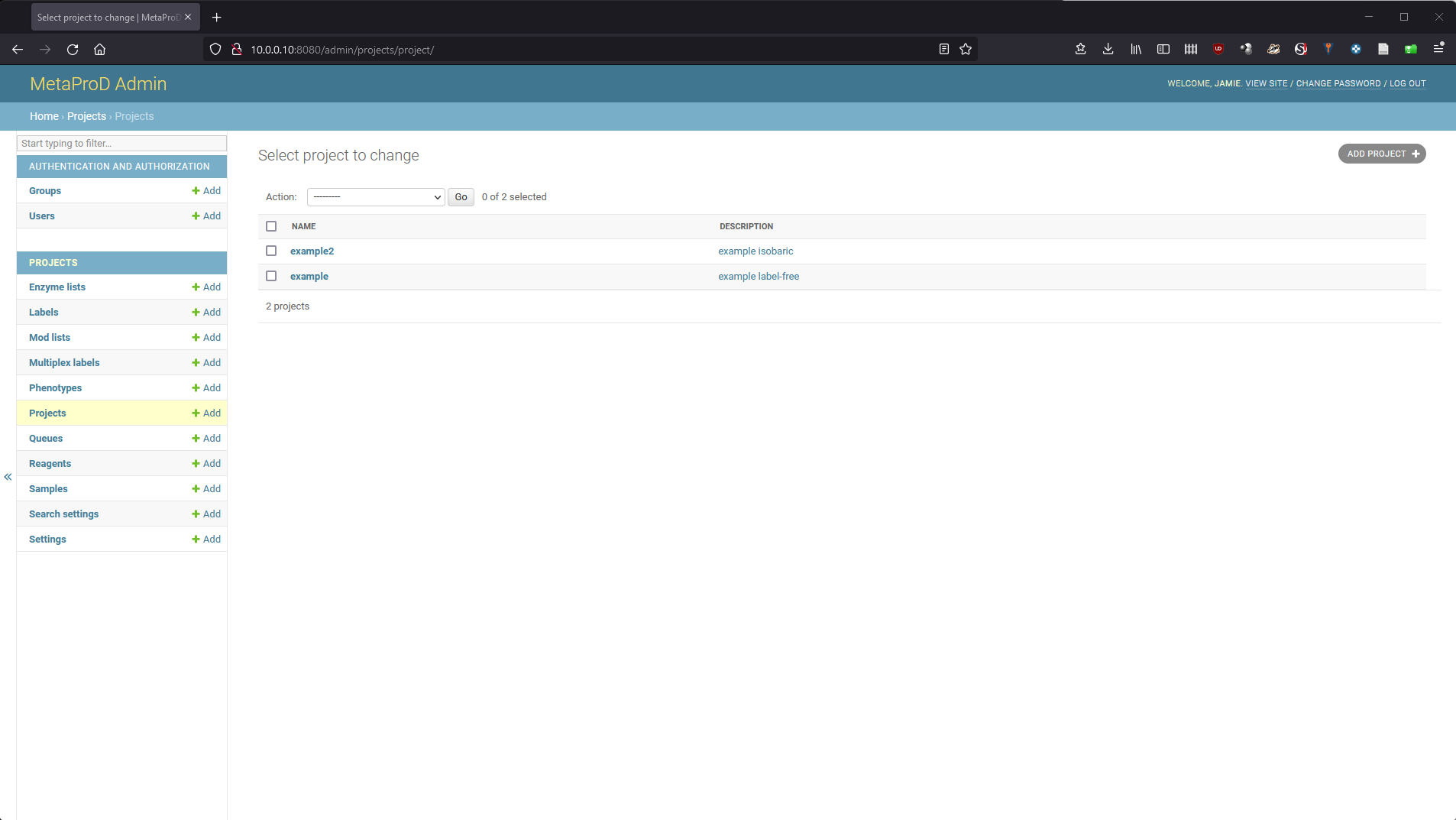 Admin Projects - jcanderan/mpdoc GitHub Wiki