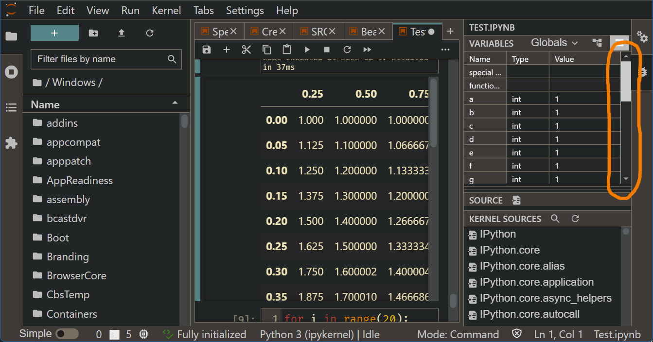 Possibility of using browser default scrollbars for DataGrid · Issue