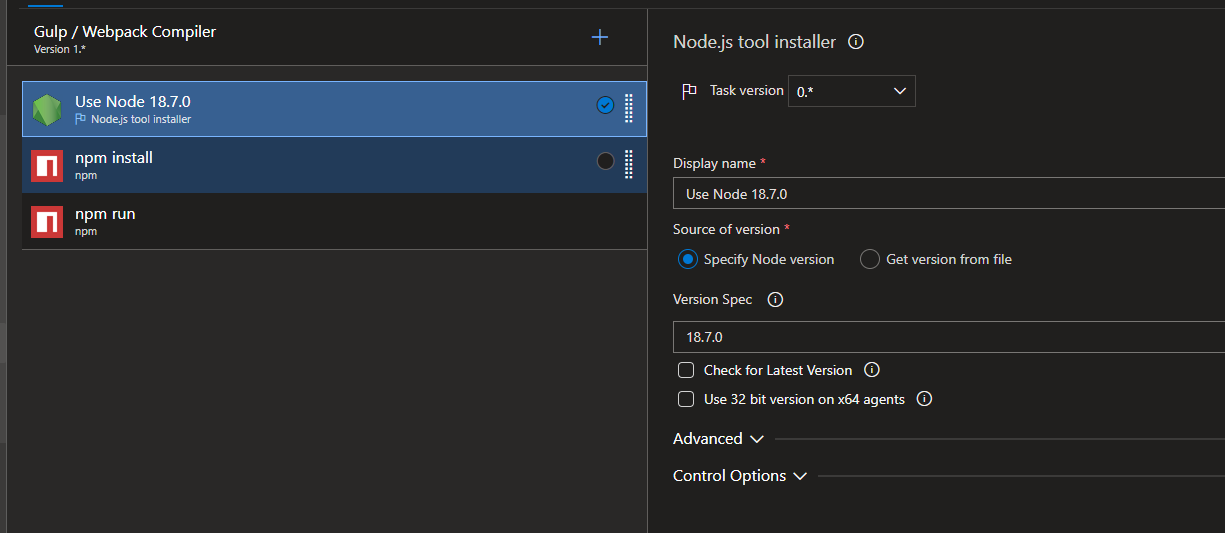 Node 18 7 0 download issue from azure dev ops http response 522