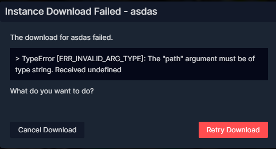 Older minecraft version modpacks fail to install · Issue #1398 ...