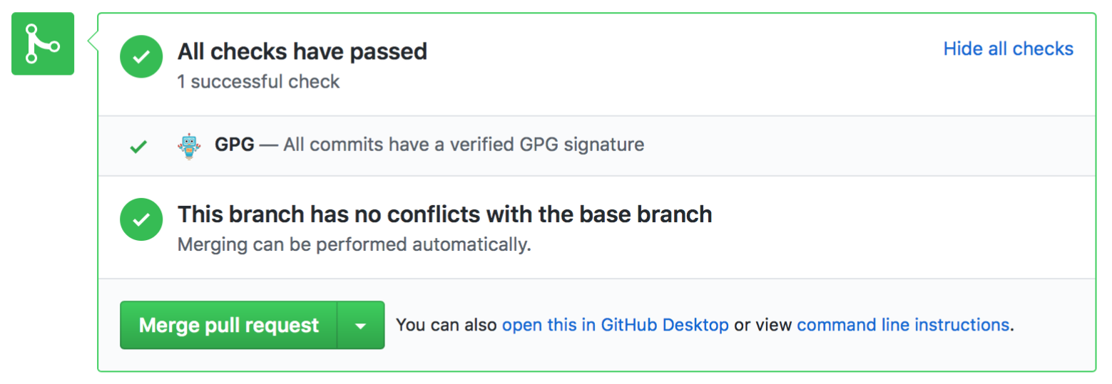 GPG Status Check Success GPG Status Check Success