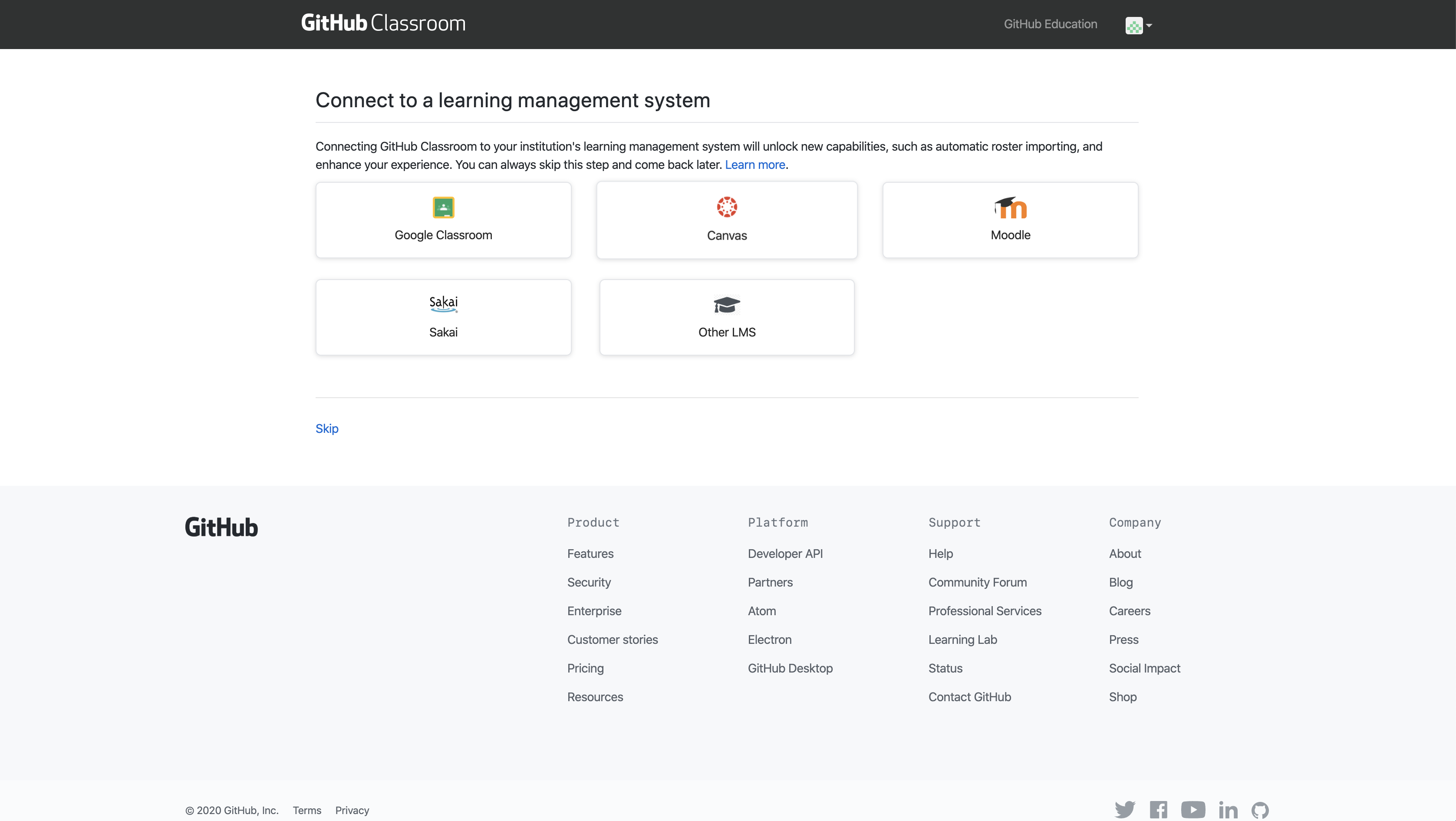 Import a student roster from a learning management system.