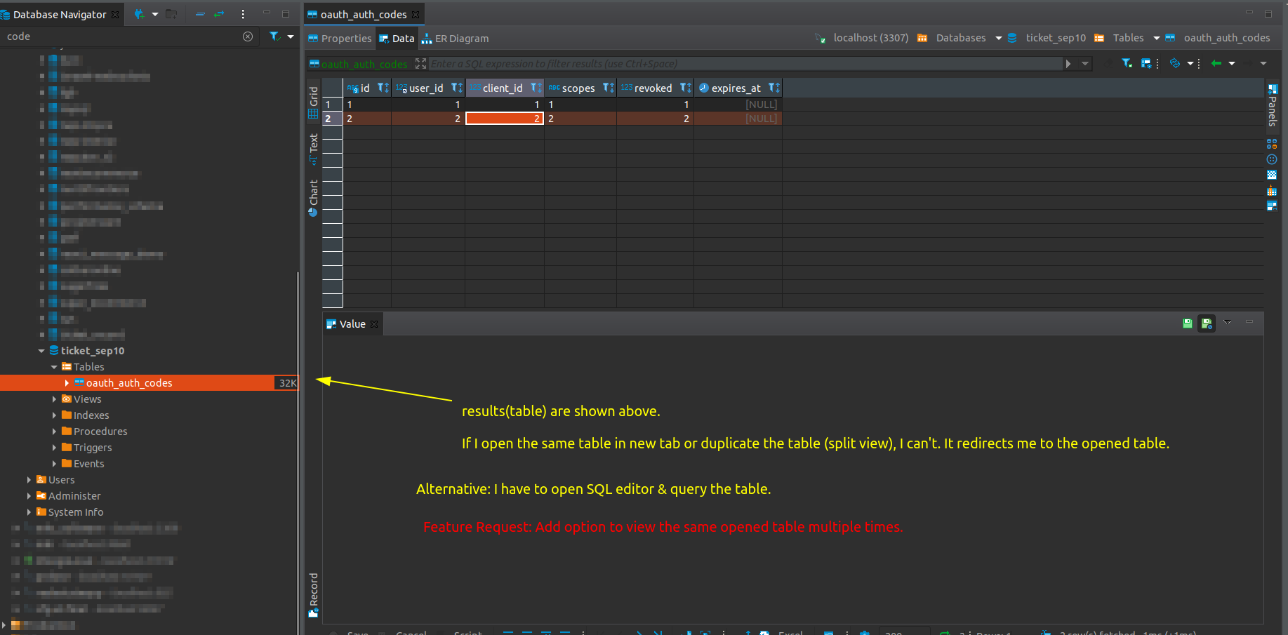Open multiple same table records · Issue #13739 · dbeaver/dbeaver · GitHub