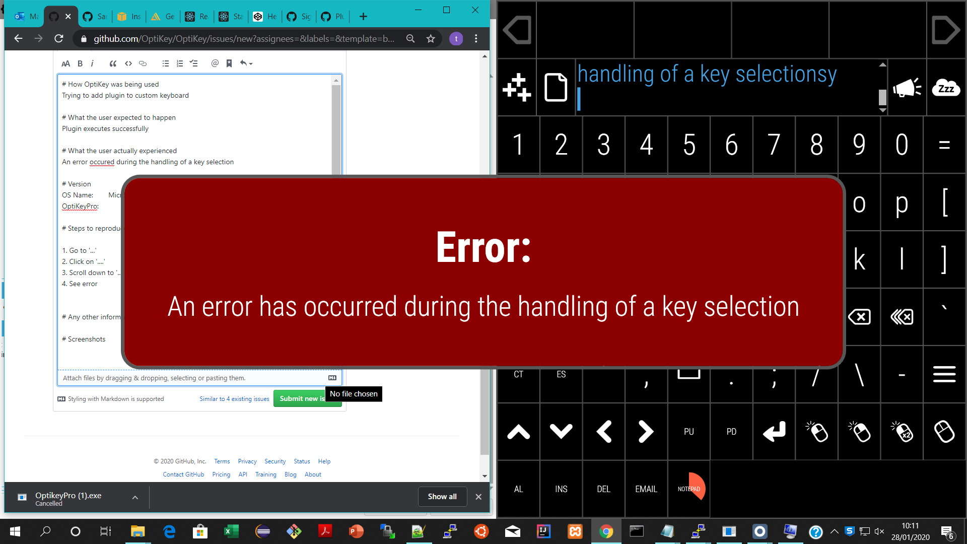 OptikeyPro Plugins not working · Issue #637 · OptiKey/OptiKey · GitHub