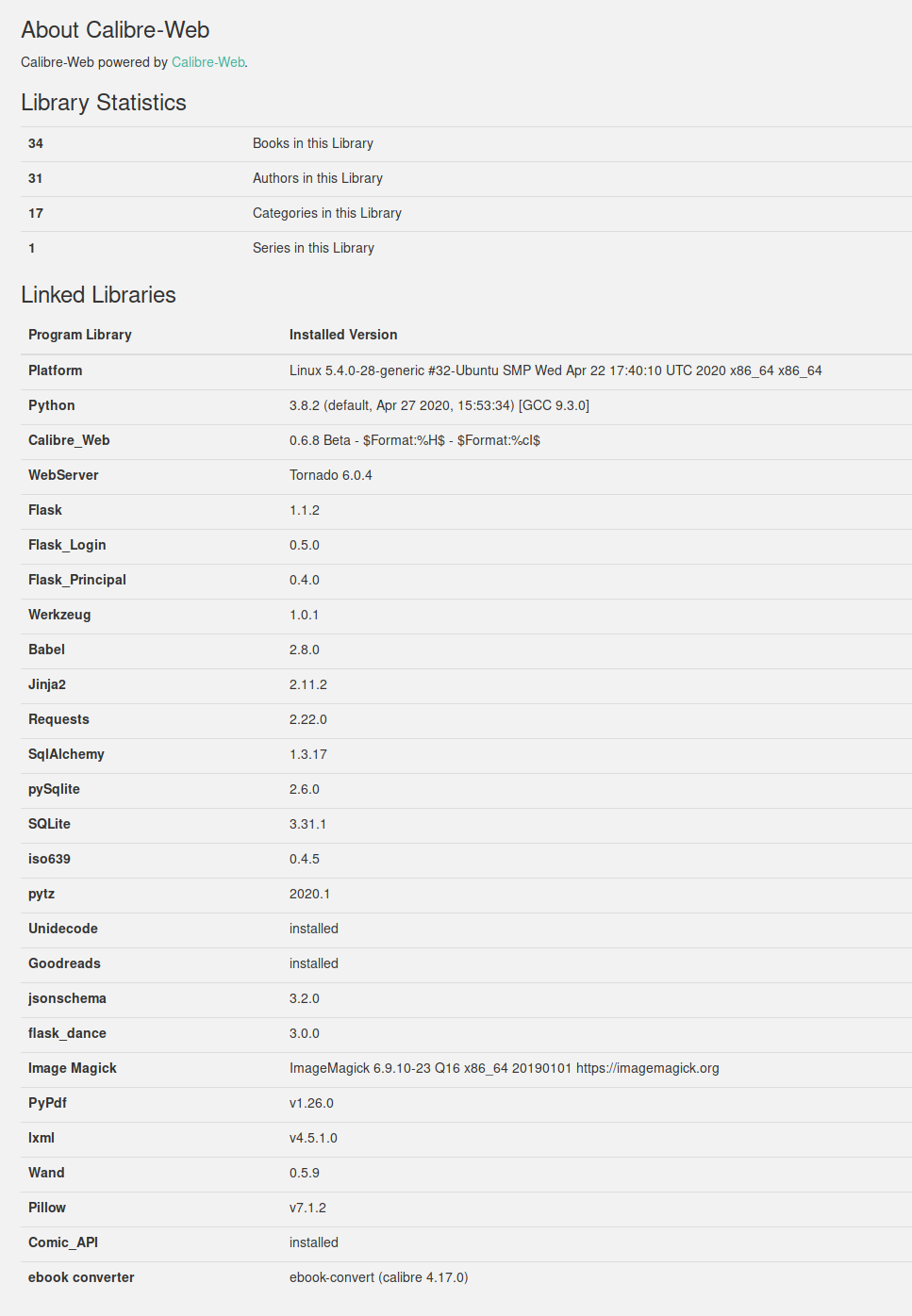 Calibre web shuts down unexpectedly · Issue #1434 · janeczku/calibre ...