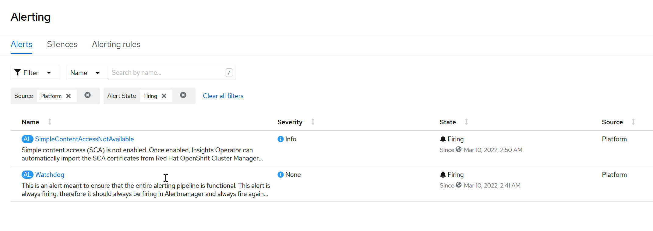 Simple Content Access alert fired on 4.10 clusters · Issue #1135 · okd ...